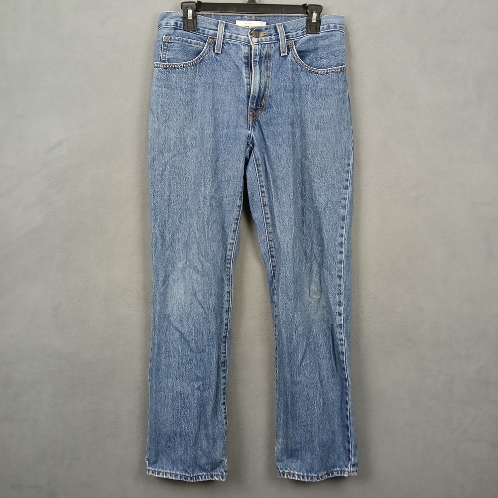 Levi's '94 Baggy Jeans Womens 27 Blue Denim Cotton Light Wash‎ Logo Straight Leg